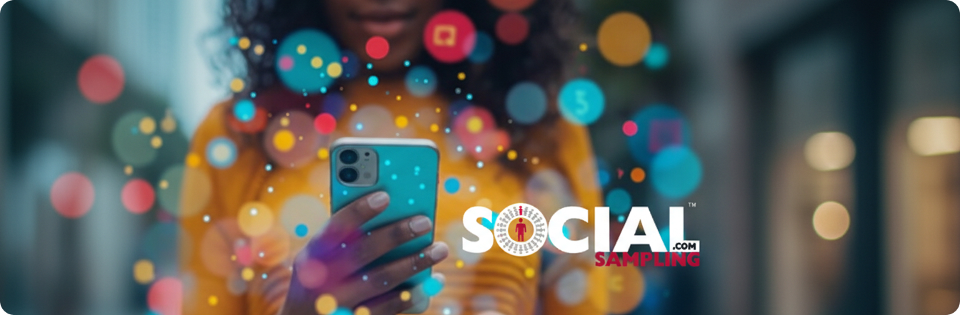 Woman on phone - social media